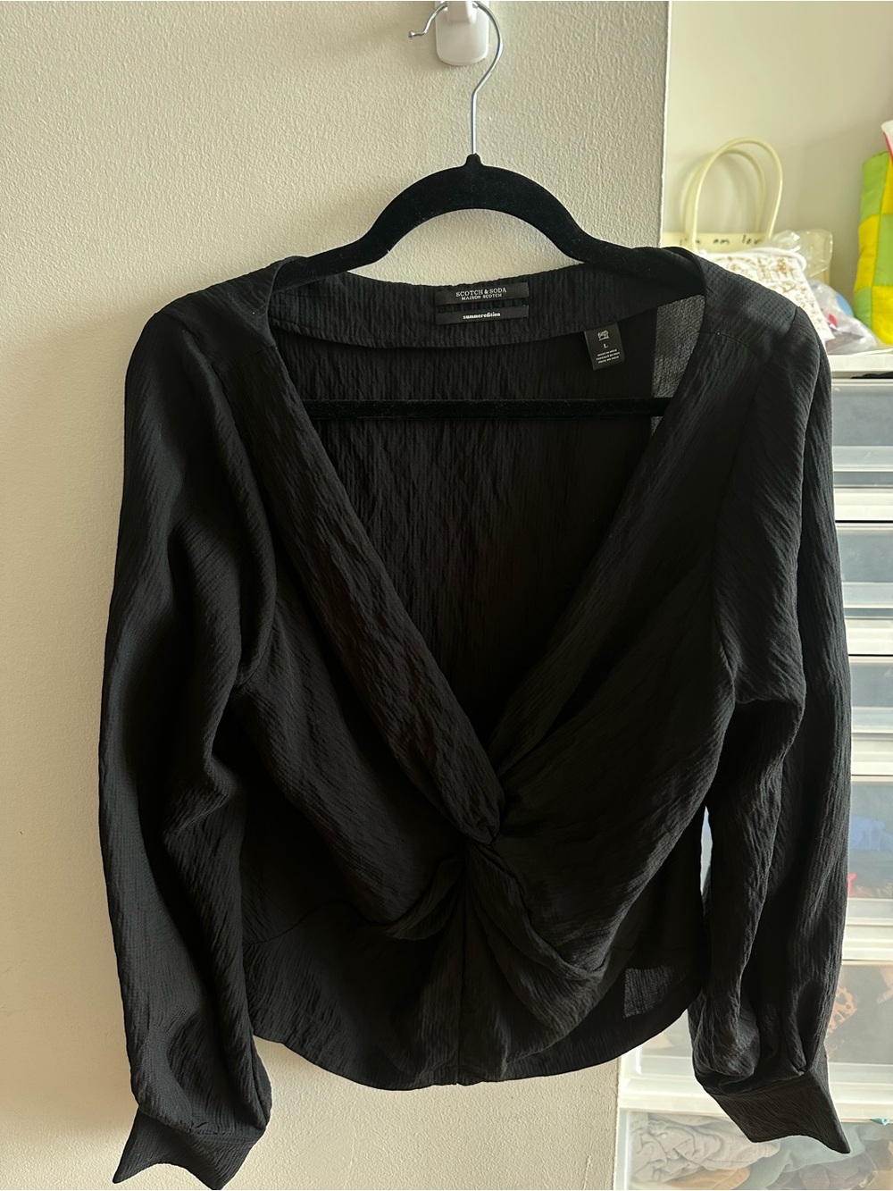Scotch & Soda Black Summer Edition Top
